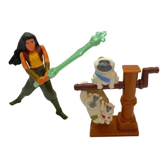 Raya and the Last Dragon Toy Figures – Raya, Sisu, & Ongis Disney Figurine Set - Picture 5 of 9